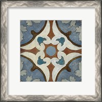 Framed 'Old World Tile VII' border=