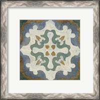 Framed 'Old World Tile VI' border=