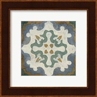 Framed 'Old World Tile VI' border=