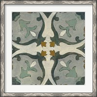 Framed 'Old World Tile III' border=