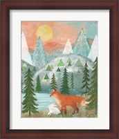 Framed 'Woodland Forest V' border=