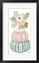 Framed Floral Pumpkins