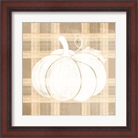 Framed 'Plaid Pumpkin I' border=