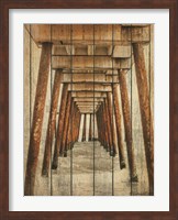 Framed Vintage Under Dock