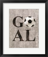 Soccer GOAL Framed Print