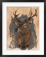 Framed Red Deer Stag II