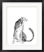 Framed Chrome Cheetah I