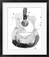 Guitar Flow II Framed Print