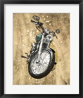 Metallic Rider II Framed Print