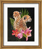 Framed Cheetah Bouquet I