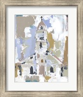 Framed 'Sunday Chapel II' border=