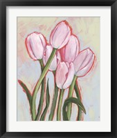 Framed 'Peppy Tulip II' border=