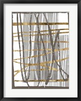 Framed Golden Thread I