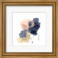 Framed 'Earthtone Gesture IV' border=