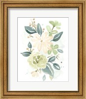 Framed 'Spring Greens II' border=