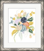 Framed 'Bijoux Bouquet I' border=