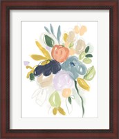 Framed 'Bijoux Bouquet II' border=