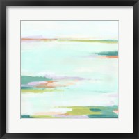 Tropic Horizon III Framed Print