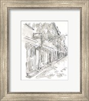 Framed 'European City Sketch V' border=