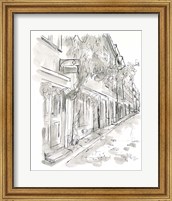 Framed 'European City Sketch V' border=