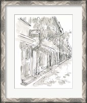 Framed 'European City Sketch V' border=