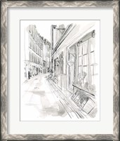 Framed 'European City Sketch VI' border=