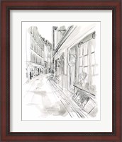 Framed 'European City Sketch VI' border=