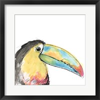 Tropical Bird Portrait II Framed Print