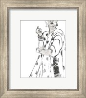 Framed 'Fashion Plate Power II' border=