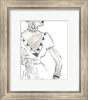 Framed 'Fashion Plate Power III' border=