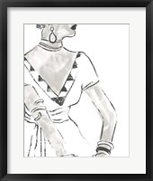 Framed 'Fashion Plate Power III' border=