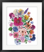 Free Floral I Framed Print