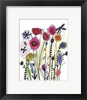 Framed 'Free Floral II' border=