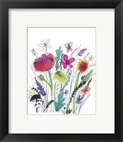 Framed 'Free Floral III' border=