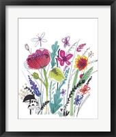 Framed Free Floral III