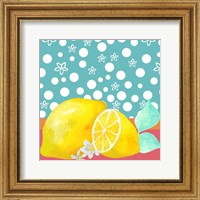 Framed 'Lemon Inspiration II' border=