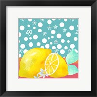 Framed 'Lemon Inspiration II' border=