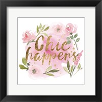 Pink Blooms I Framed Print