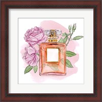 Framed 'Floral Scent I' border=