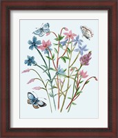 Framed 'Wildflowers Arrangements III' border=