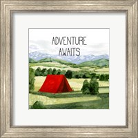 Framed 'Outdoor Adventure I' border=