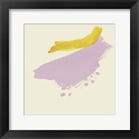 Framed Lemon & Lilac I