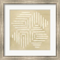 Framed 'Sand Stitch III' border=