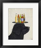 Framed Pomeranian Beer Lover