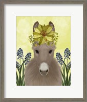 Framed Donkey Sunflower