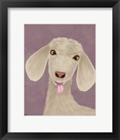 Framed Funny Farm Goat 1