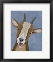 Framed Funny Farm Goat 3