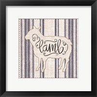 Framed 'Lamb' border=