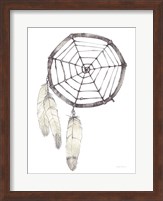 Framed Dream Catcher Follow Your Dreams Neutral Crop