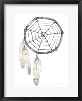 Framed Dream Catcher Follow Your Dreams Neutral Crop